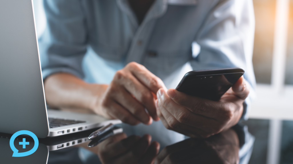 Man using mobile app to do his budgeting. Do you use a budget? Do you use any budgeting apps?